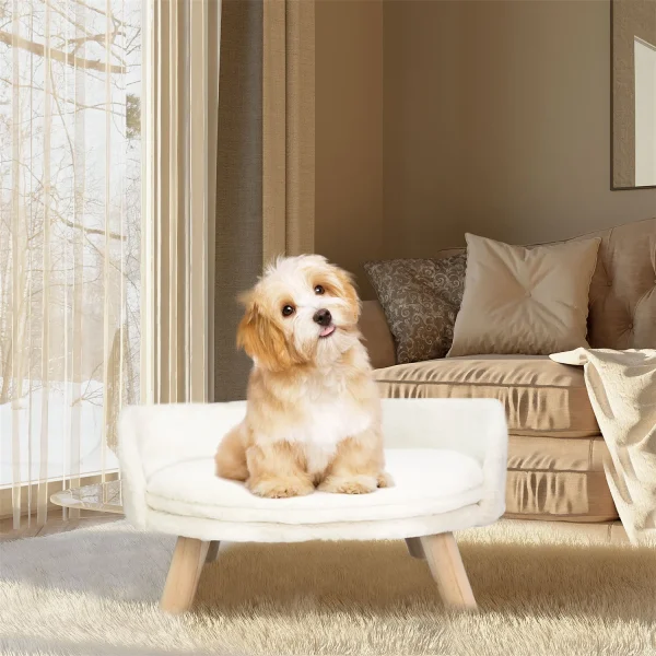 Pet Sofa Bed Raised Removable Cushion Sleep House