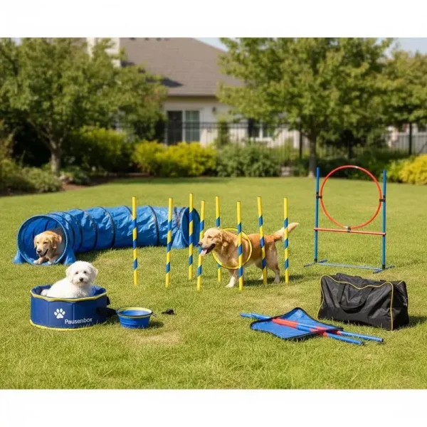 Dog agility training equipment, 5-piece set